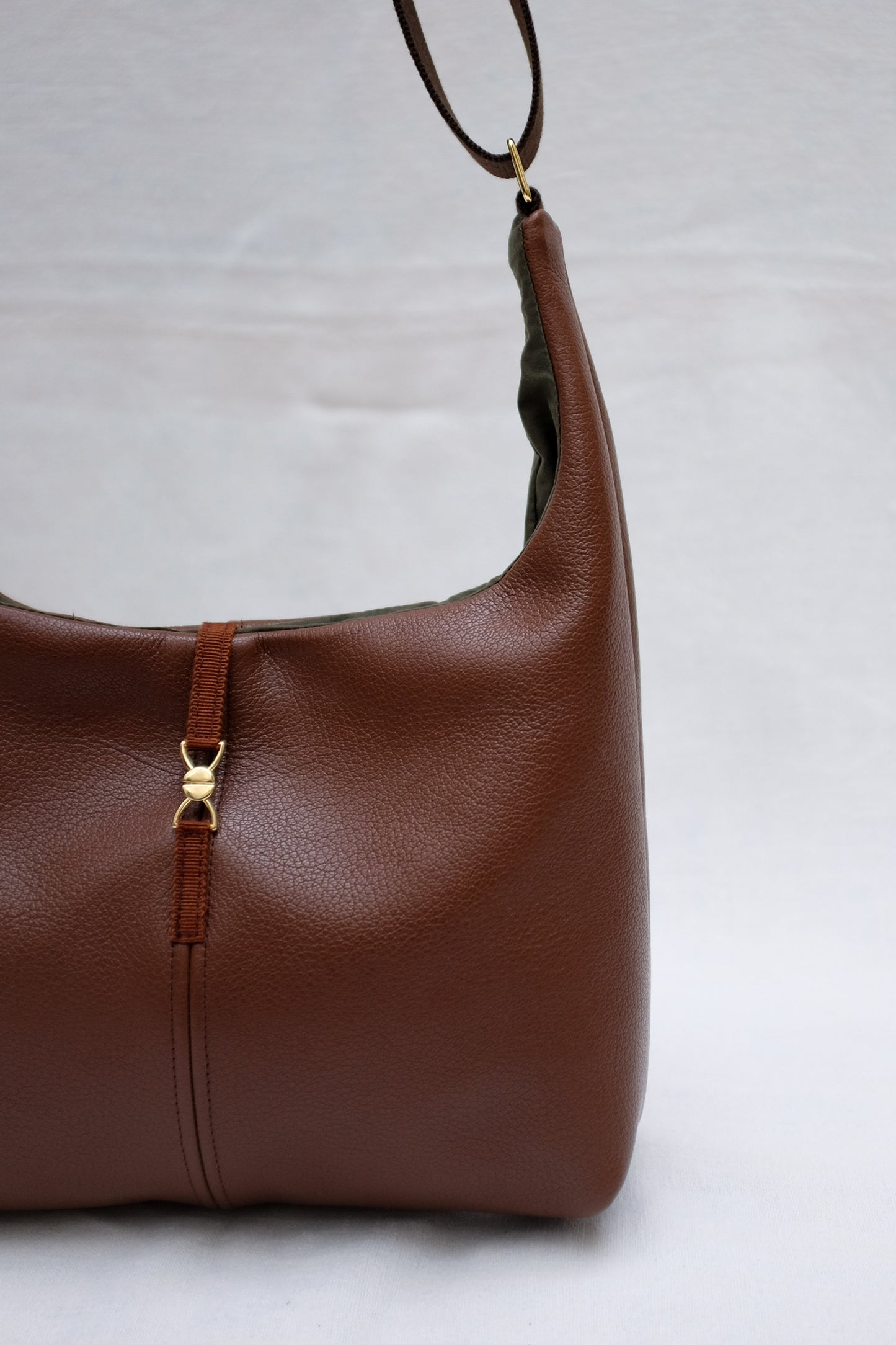 Mini cuir marron