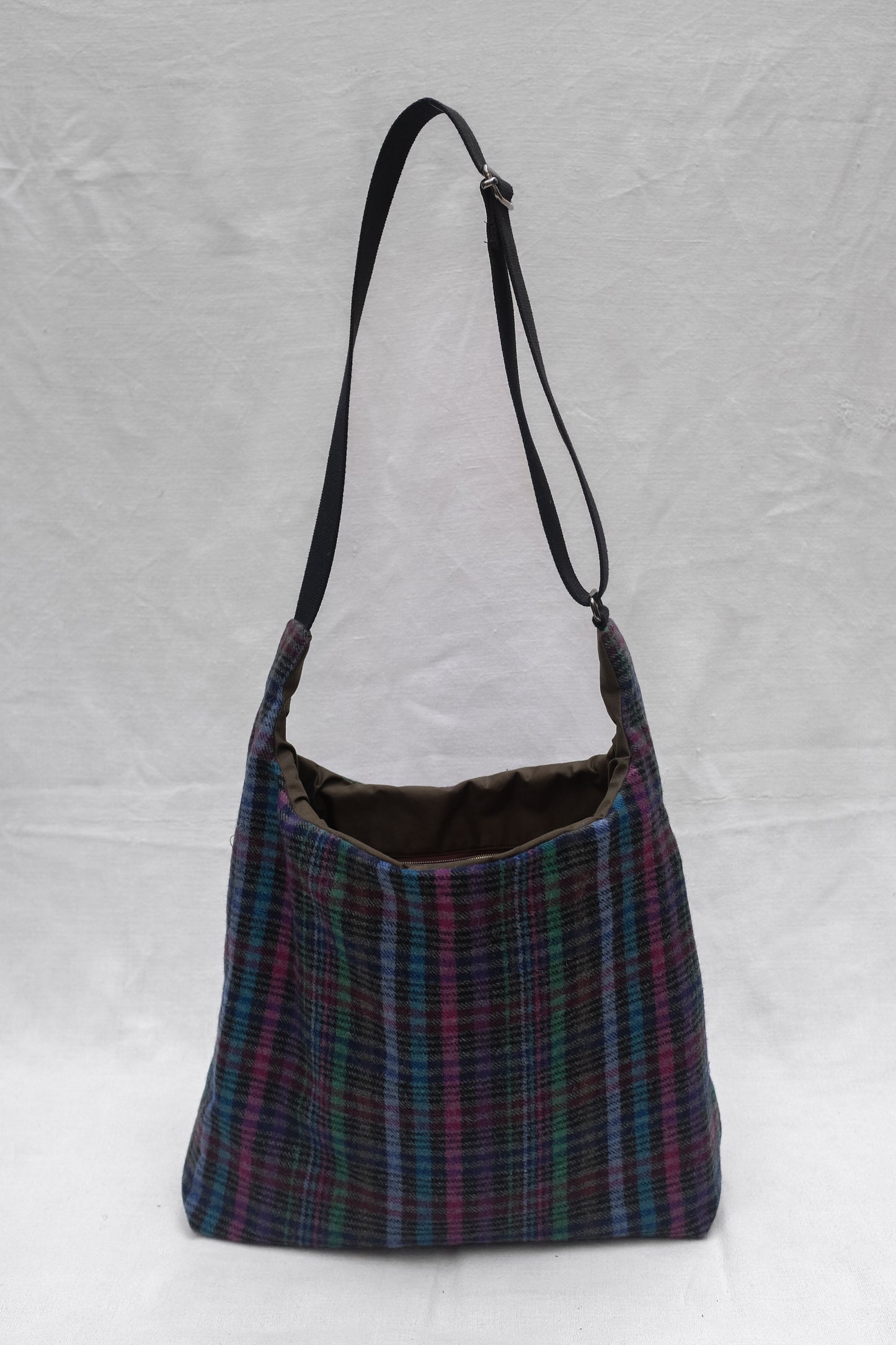 Laine tartan multicolore