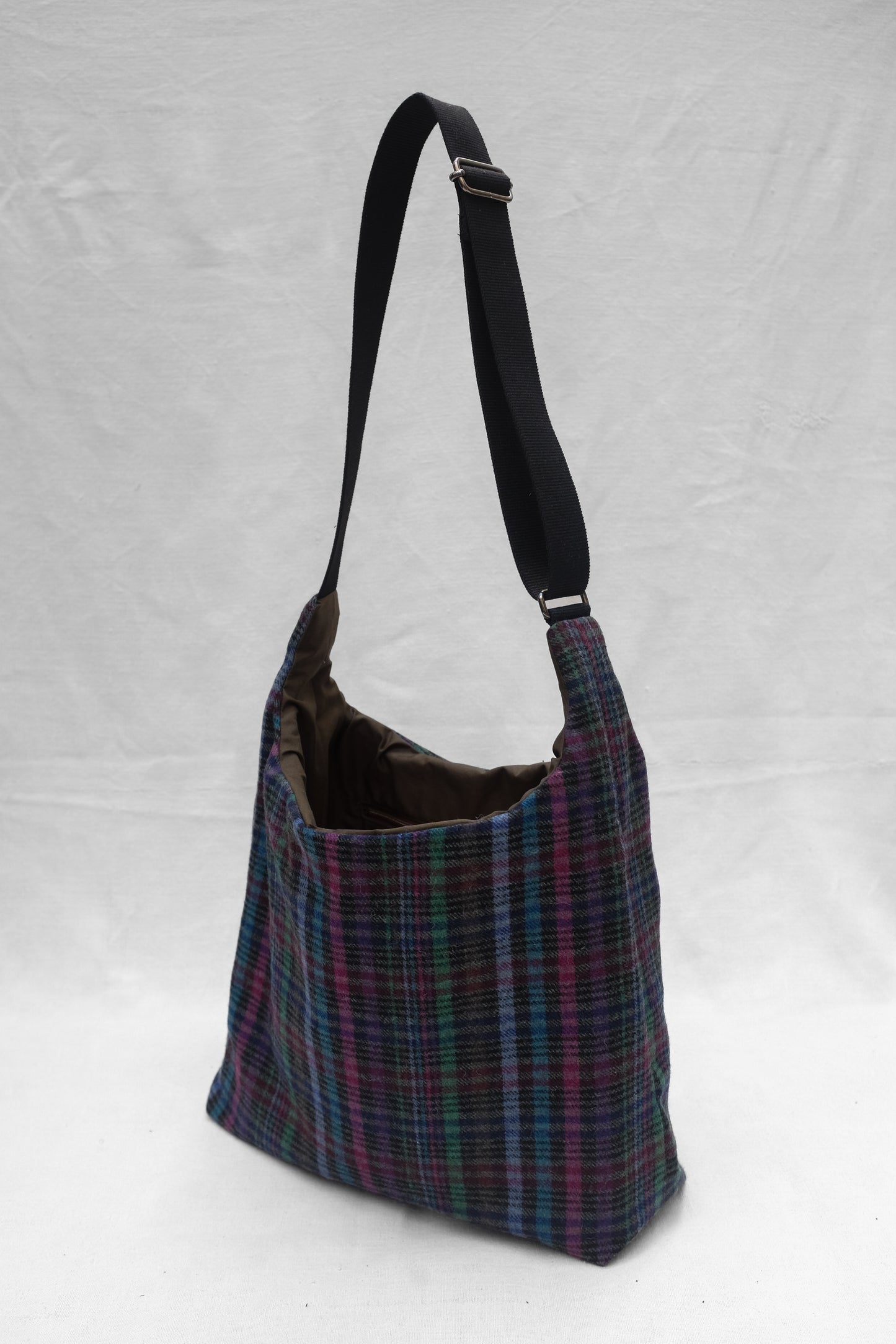 Laine tartan multicolore