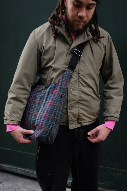 Laine tartan multicolore