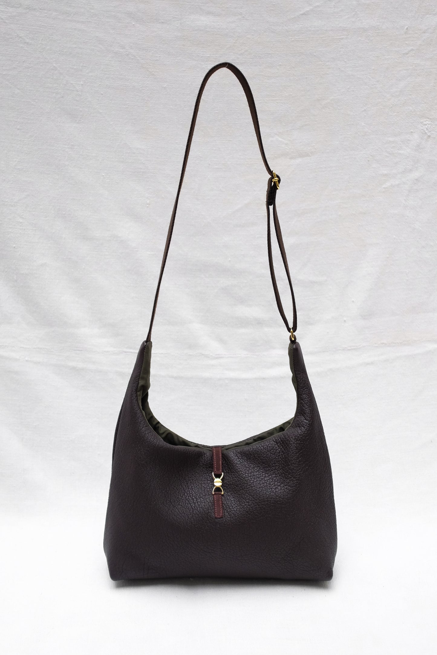 Mini cuir marron
