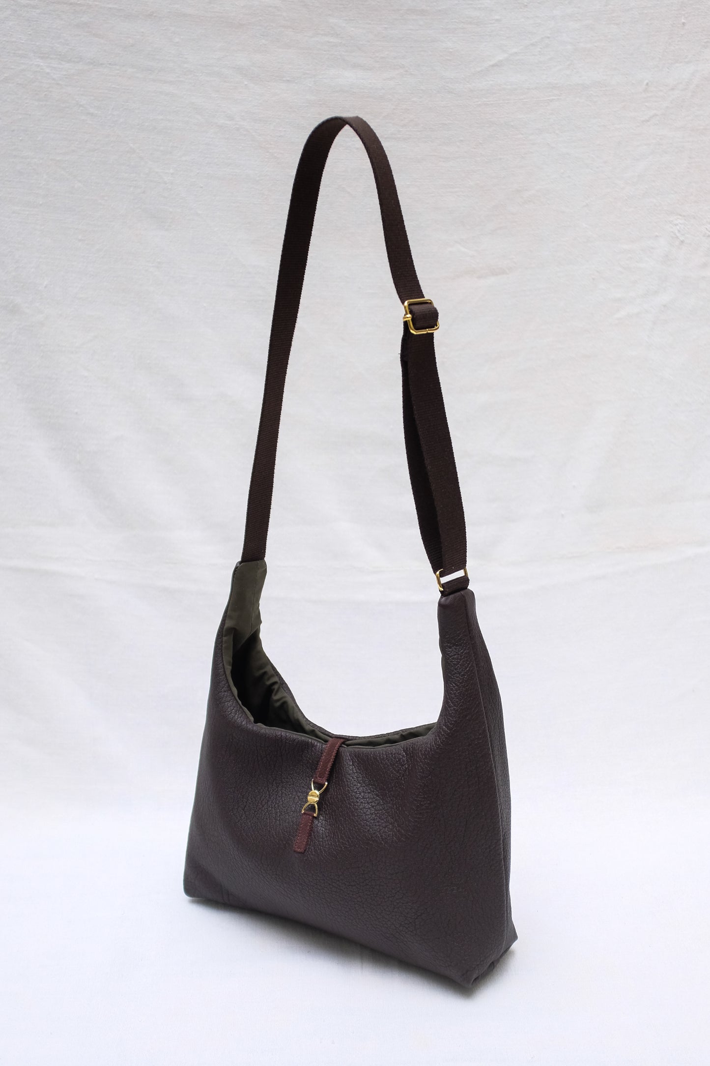 Mini cuir marron