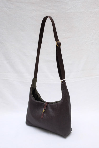 Mini cuir marron