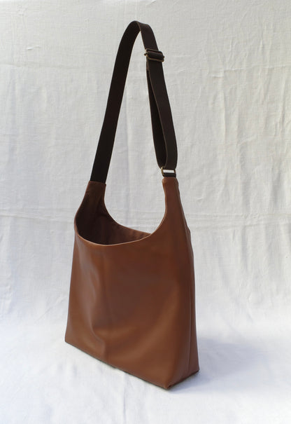 Cuir d'agneau marron
