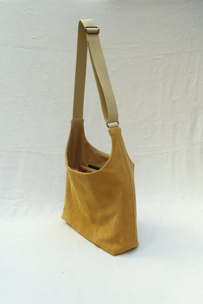 Cuir retourné beige