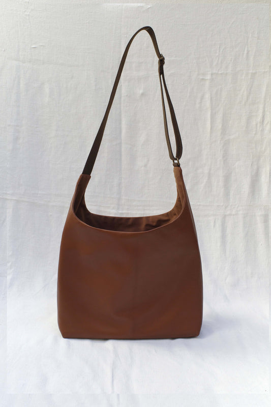 Cuir d'agneau marron