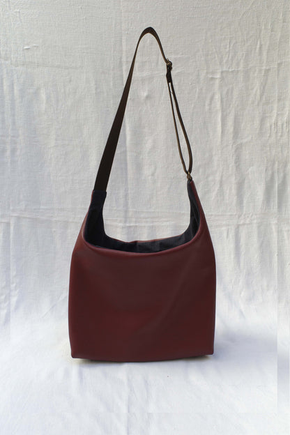 Cuir de cerf bordeaux