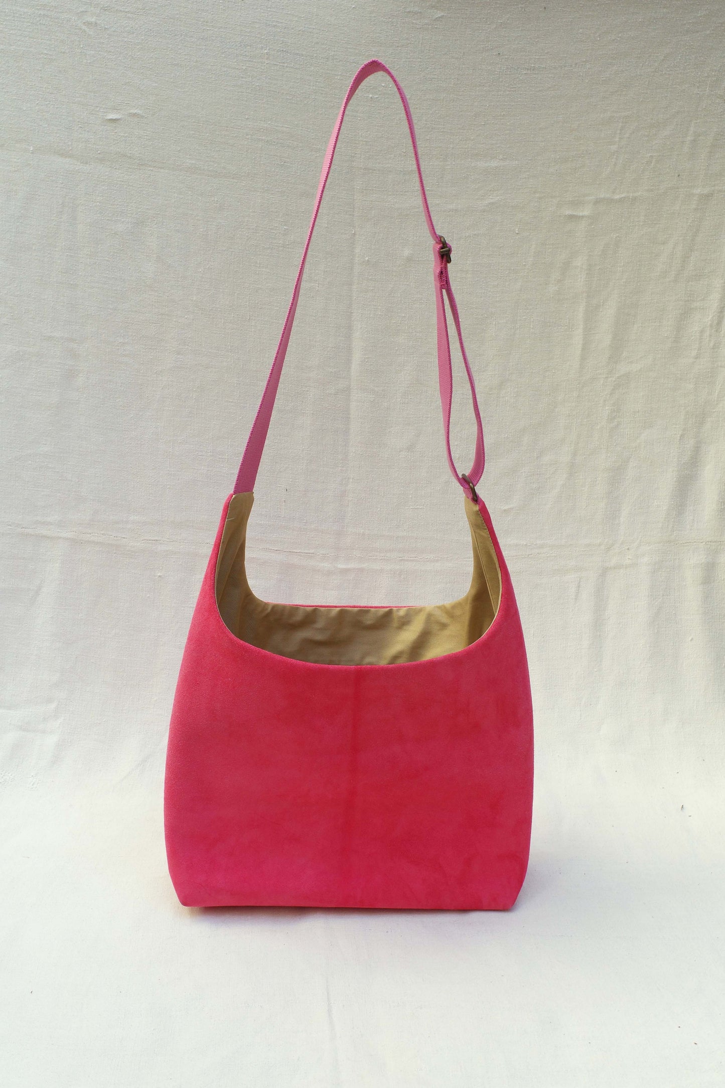 Cuir retourné rose